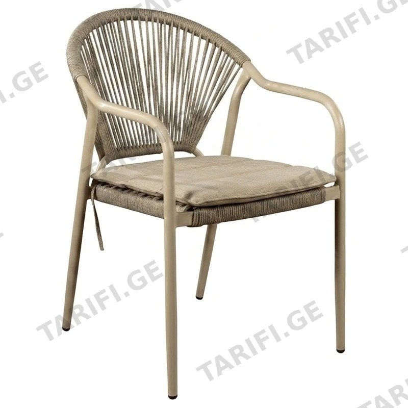 ბაღის სკამი COMFORT ROOM YLC5160C-CREAM კრემისფერი
