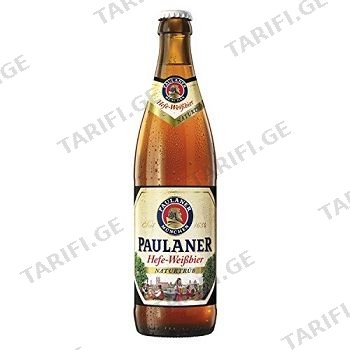 ლუდი გაუფილტრავი /Paulaner/ 500მლ