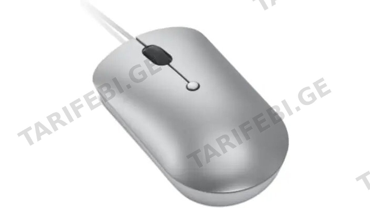 Lenovo 540 USB-C Wired Compact Mouse - Cloud Grey
