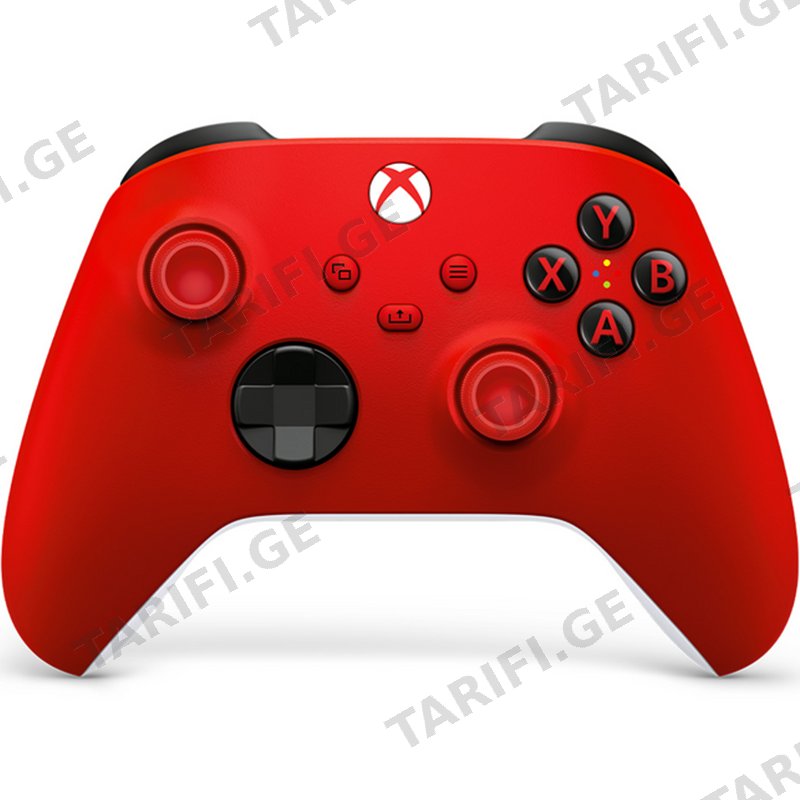 ჯოისტიკი MICROSOFT OFFICIAL XBOX SERIES X/S WIRELESS CONTROLLER - PULSE RED /XBOX SERIES X/S (134726 RED)
