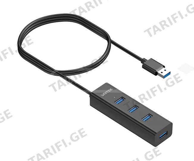 Unitek USB 3.0 Hub 4-Port 1.2M Cable Y-3089V02