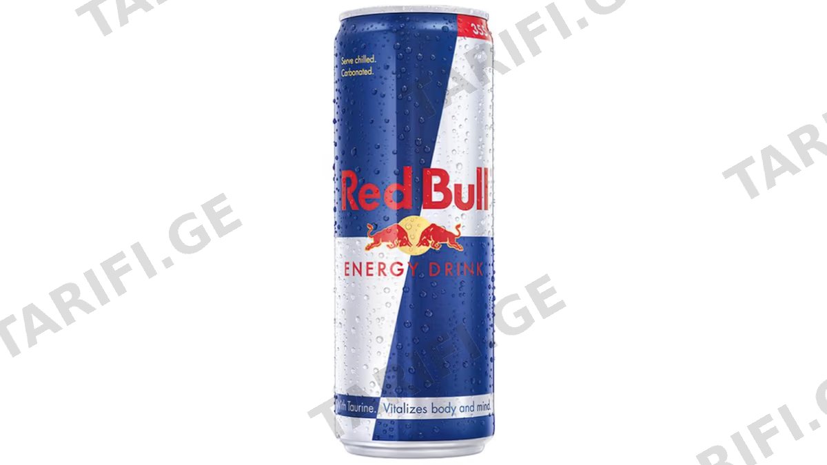 ენერგეტიკული სასმელი Red Bull 355მლ ქილა