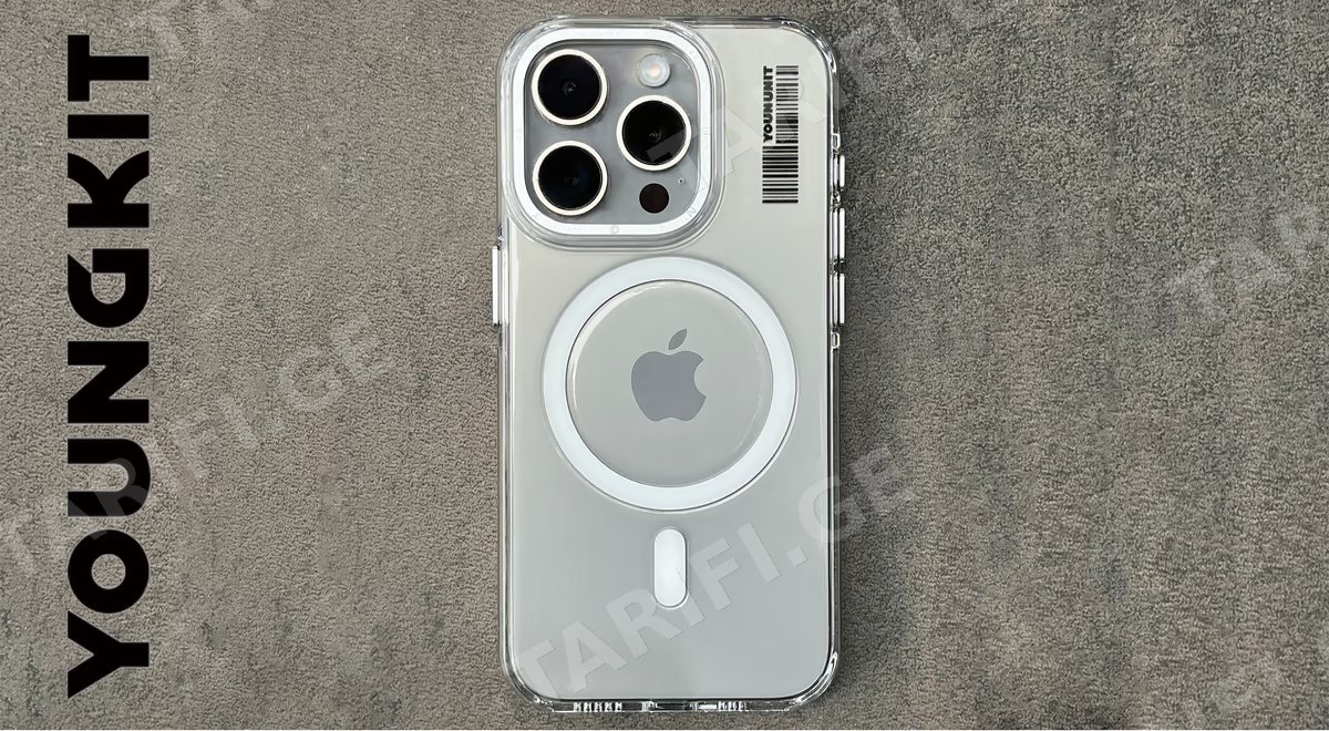 iPhone 15 ProMax Non-Yellowing Clear Hard Case with MagSafe. AntiDrop Case.