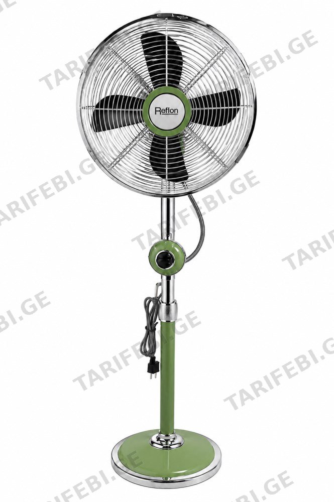 ვენტილატორი Reffon FS-30M-Cr+GN 40W მწვანე ქრომი