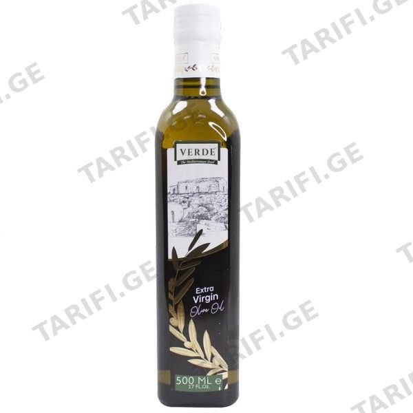 ზეითუნის ზეთი ექსტრა ვირჯინი 0.5ლ ვერდე
