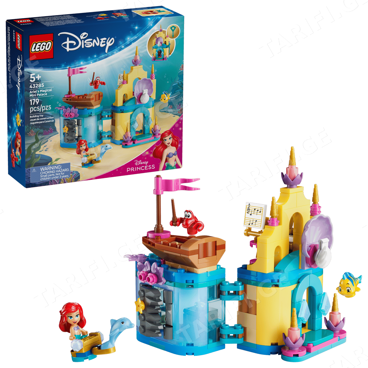 ასაწყობი კონსტრუქცია ARIEL'S MAGICAL MINI PALACE 43285 DISNEY