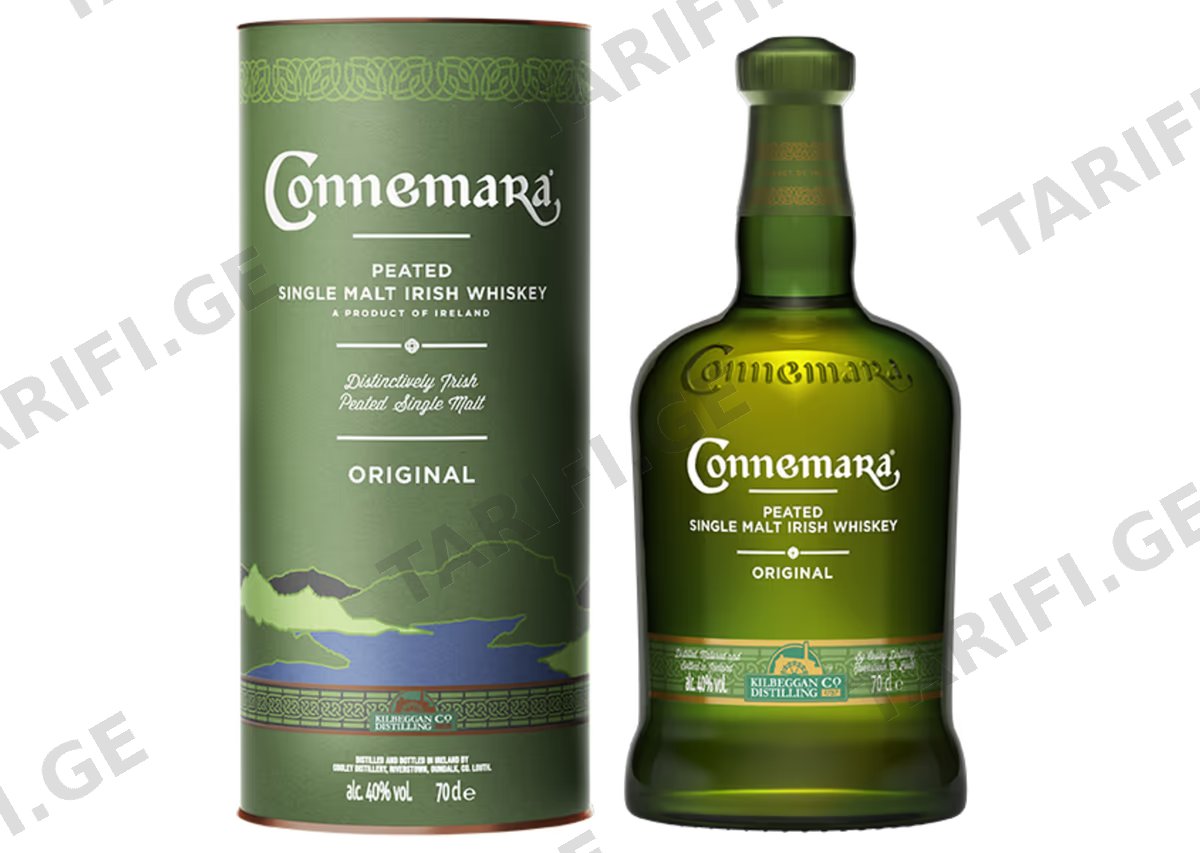 ერთალაოიანი ირლანდიური ვისკი Connemara Peated - 0.7L