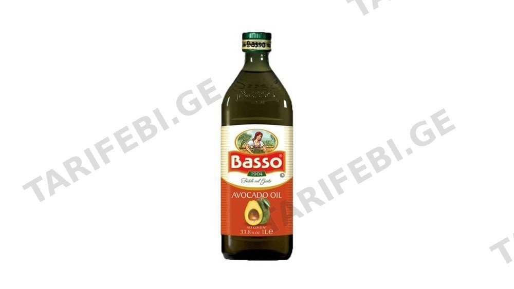 Basso ავოკადოს ზეთი 1ლ