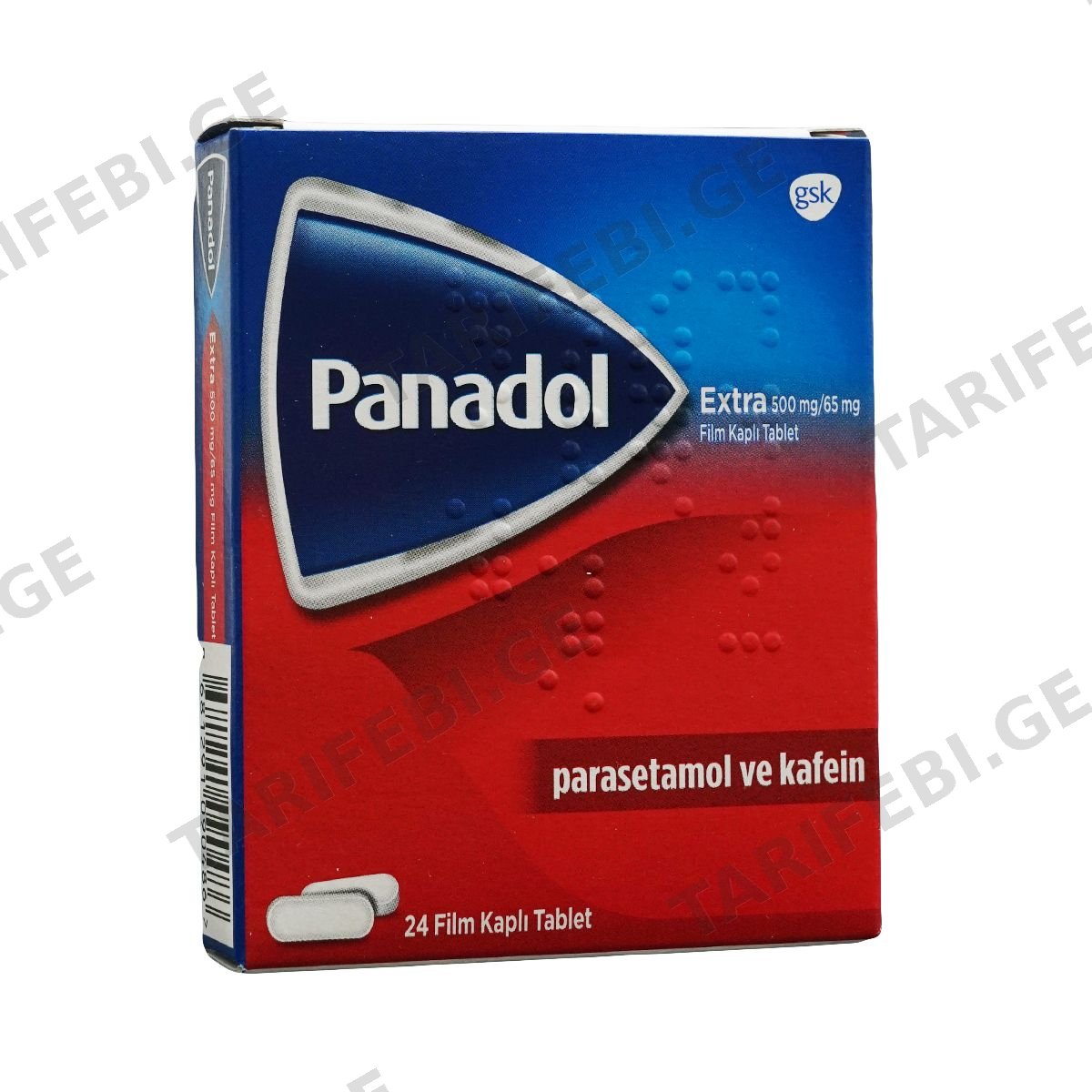 პანადოლი ექსტრა - Panadol Extra 24 ტაბლეტი