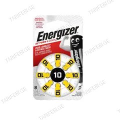 ელემენტი Energizer სმენის აპარატის HA10 8 ც Zinc Air
