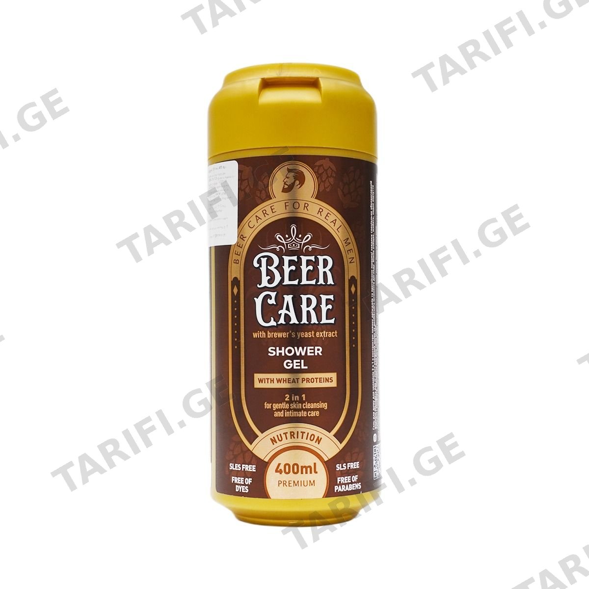 შხაპ-გელი მკვებავი 2in1 400 მლ 2016 ბირ ქეა - Beer Care
