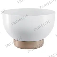 საყვავილე ქოთანი სადგამით FORM PLASTIC Bowl Satina Eco 30 თეთრი