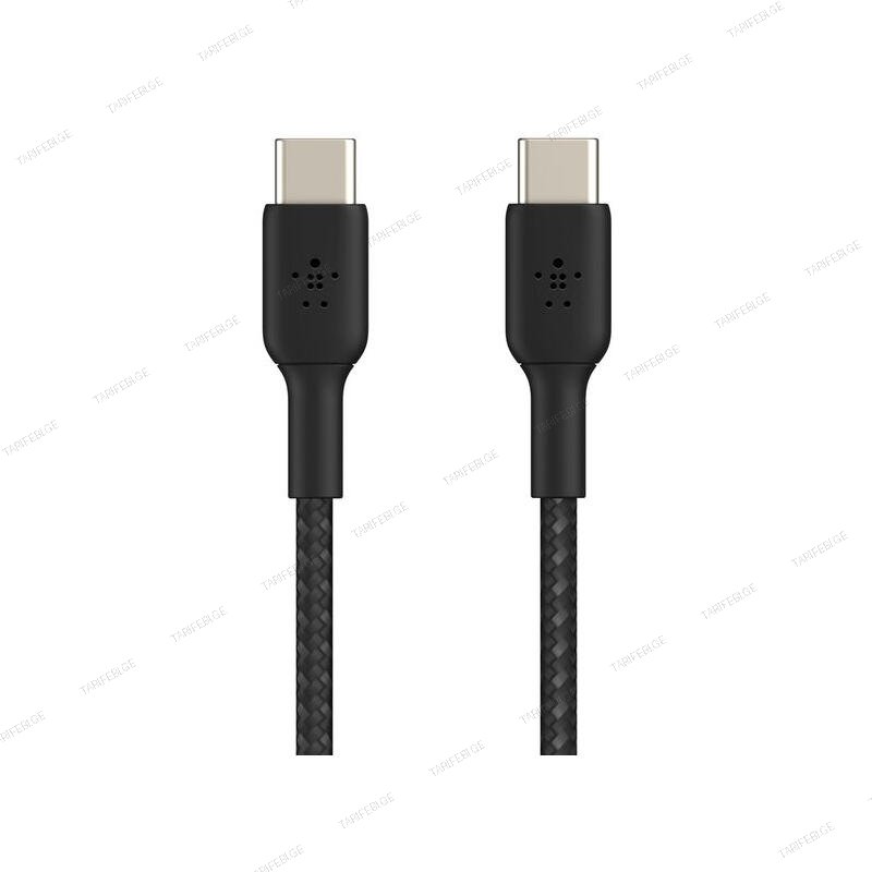 Belkin BoostCharge USB-C to USB-C Braided Cable 0.15M CAB004bt0MBK Black