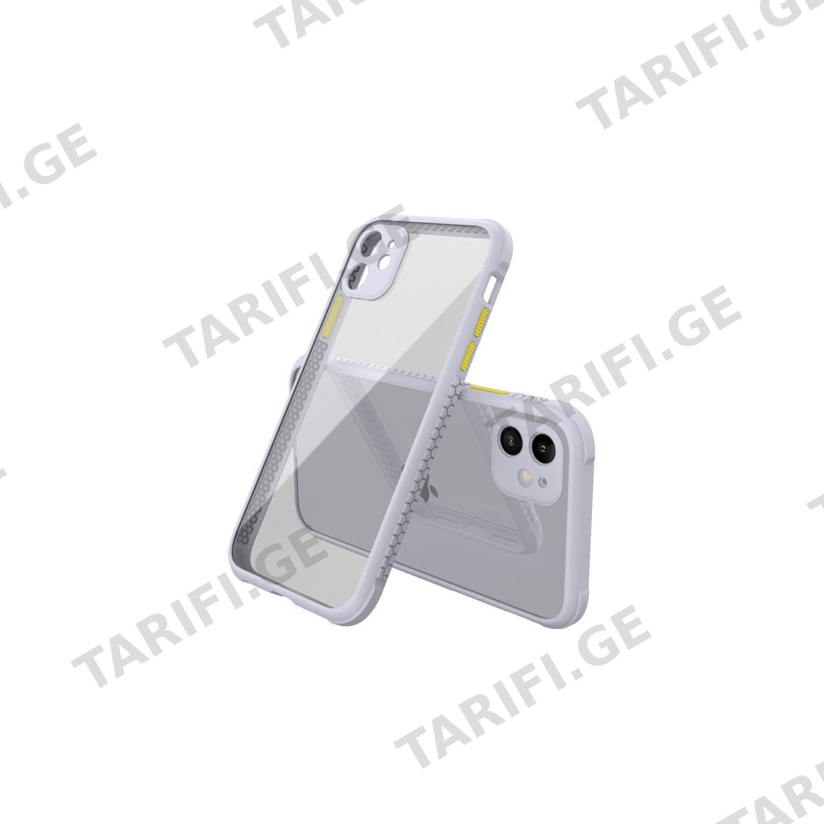 გამჭვირვალე ქეისი iPhone 12 Transparent Silicone Case
