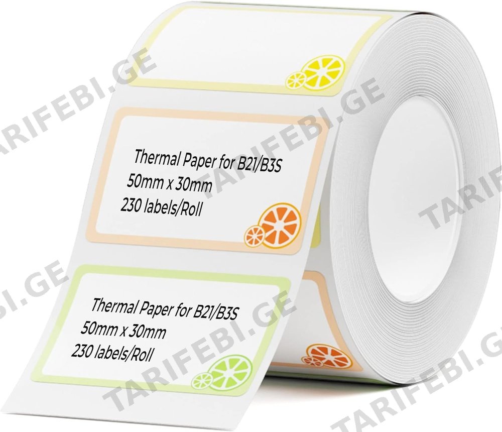 ფირი NIIMBOT - T50*30-230 Thermal Label Fruit Slice