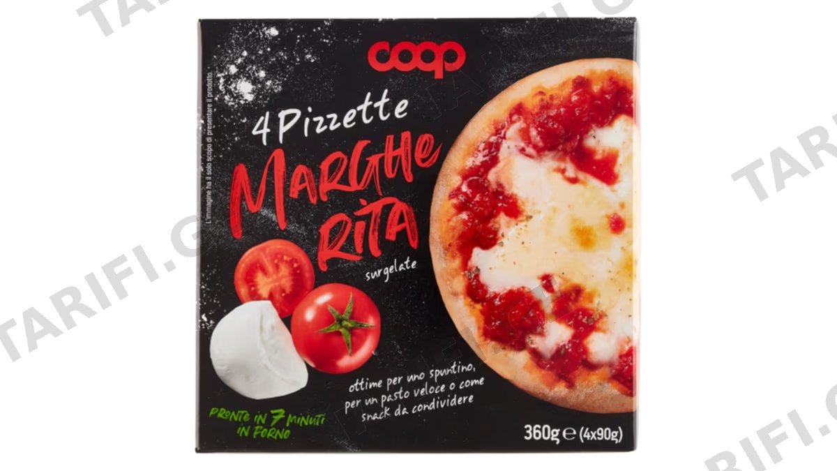 COOP პიცა მარგარიტა 4*90გრ