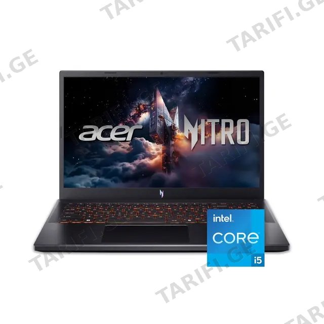 ნოუთბუქი Acer Nitro V 15 ANV15-52 15.6" Intel Core 5 210H, 16GB DDR5, 512GB SSD, (NH.QV2ER.001)