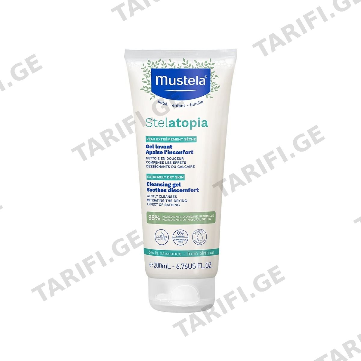 გელი Stelatopia 200მლ 3620 მუსტელა - Mustela
