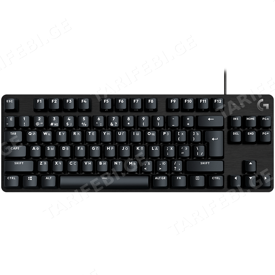 LOGITECH G413 TKL SE Corded Mechaniucal Gaming Keyboard - BLACK - RUS - USB - TACTILE