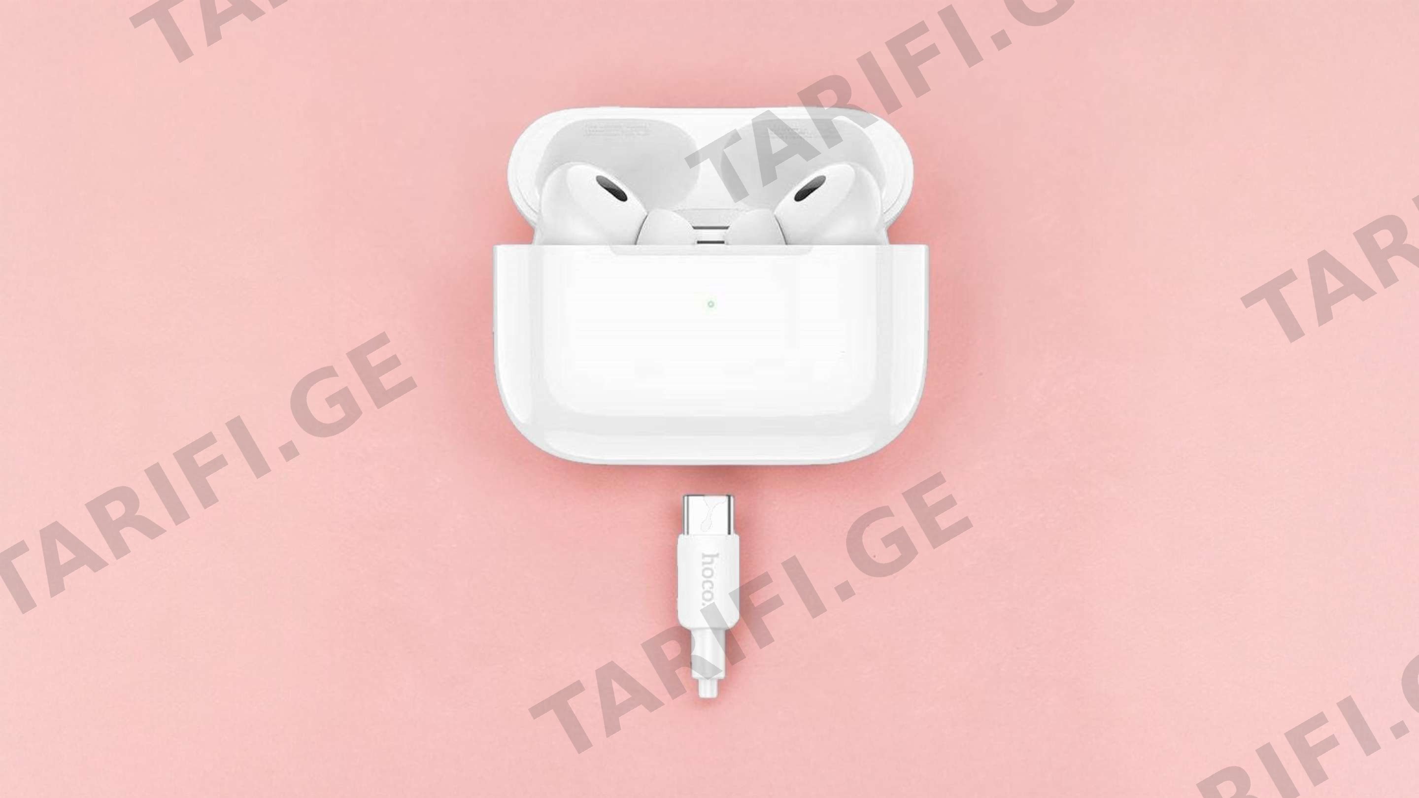 Hoco EW93 True Wireless Bluetooth Earbuds with ANC & Charging Case - White