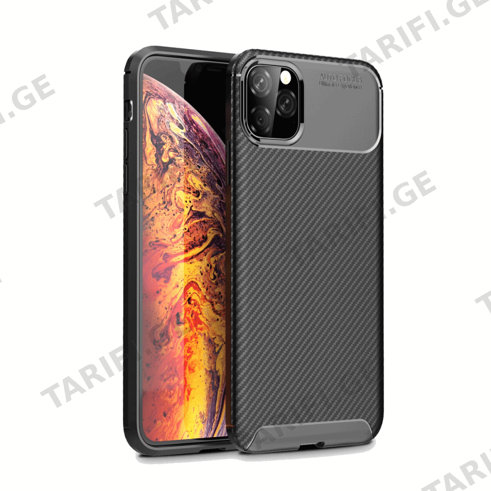 კარბონის ქეისი iPhone 12 Pro Max Focus Carbon Case