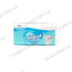 ხელსახოცები Selpak 200 pcs