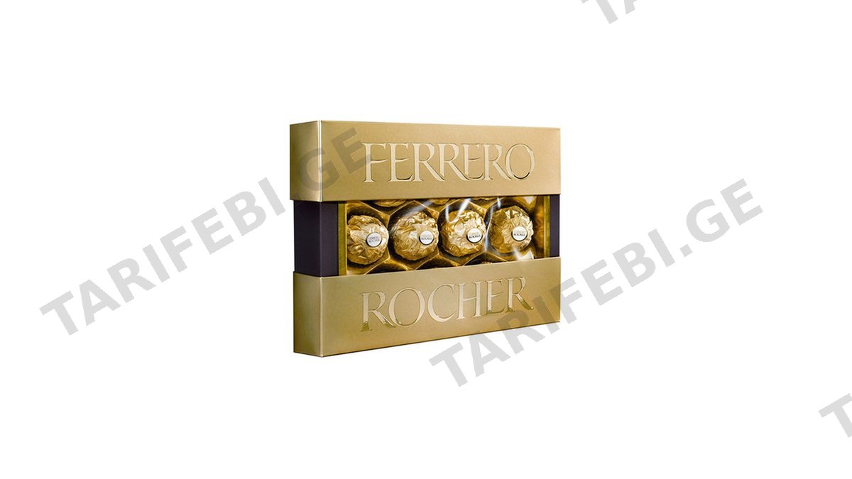 FERRERO ROCHER ბონბონერი 125გრ
