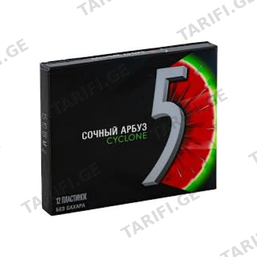 საღეჭი რეზინი საზამთრო /Five/ 31.2გ
