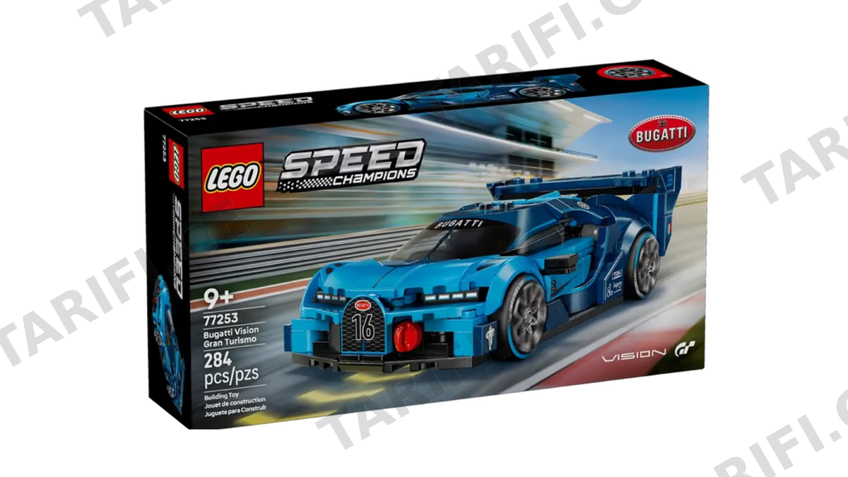 ასაწყობი კონსტრუქცია Lego 77253 Speed Champions Bugatti Vision GT Hyper Sports Car, Prefabricated Construction