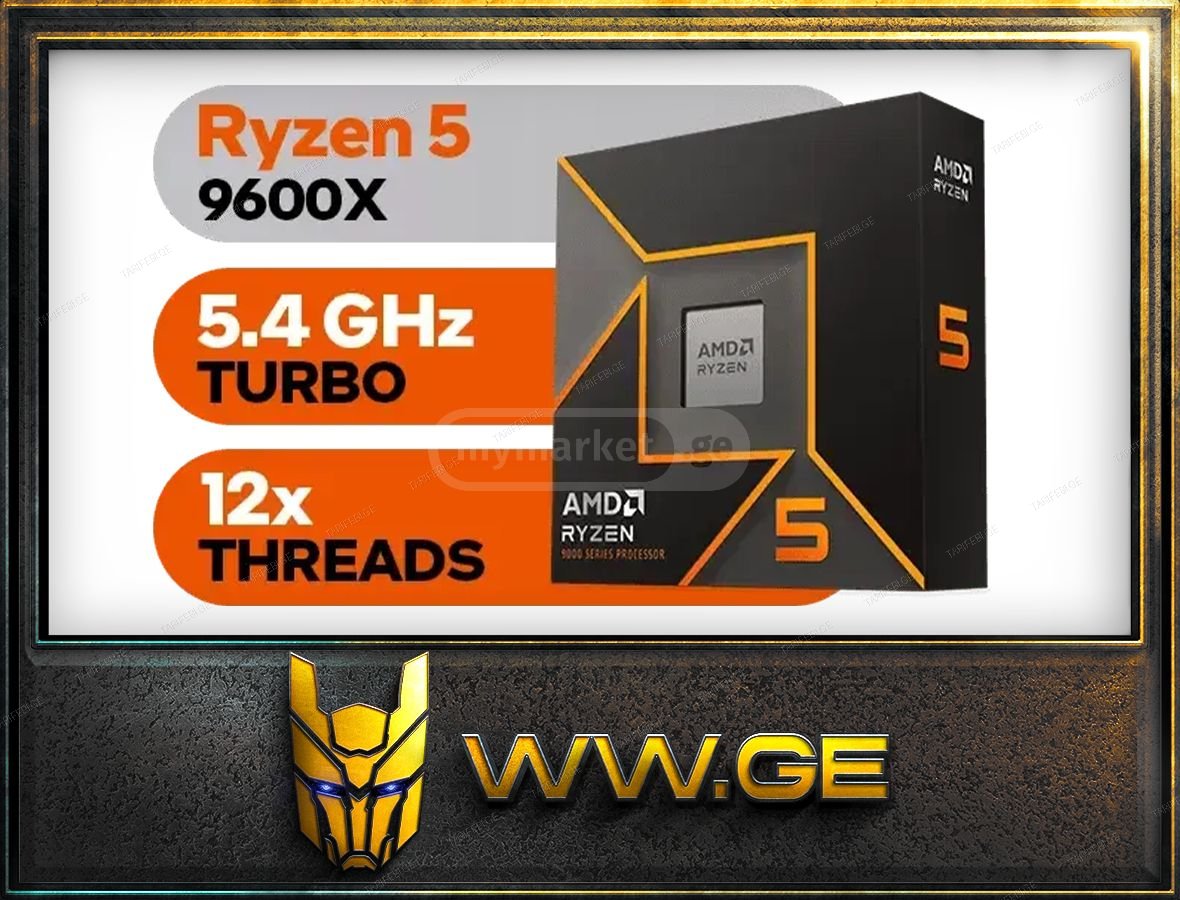 ✅AMD Ryzen 5 9600X 6-Core 12-Thread Unlocked Desktop CPU ✅