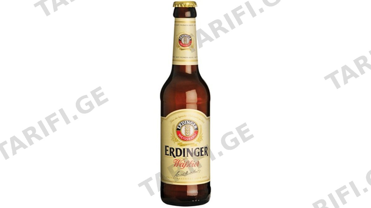ERDINGER თეთრი ლუდი 0.33ლ