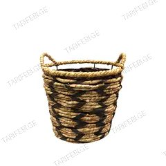 ქოთანი მოწნული Mega Collections ZigZag Potato Basket Dark Brown D26H23
