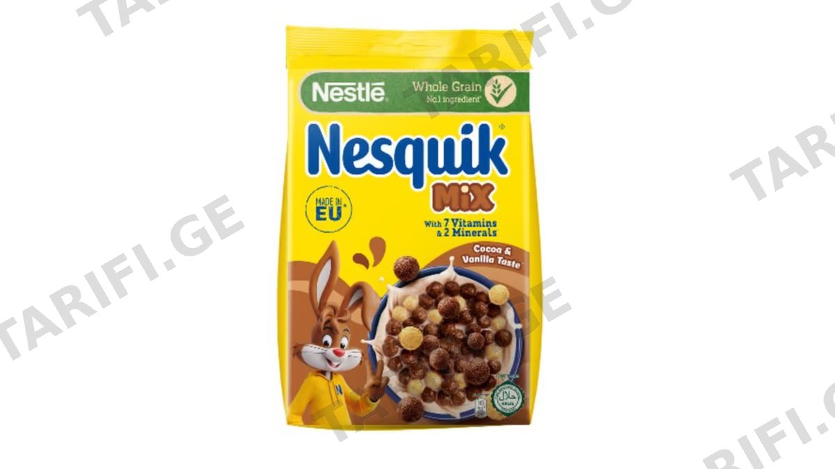 "NESQUIK"- მზა საუზმე ბურბუშელა მიქსი 460გრ