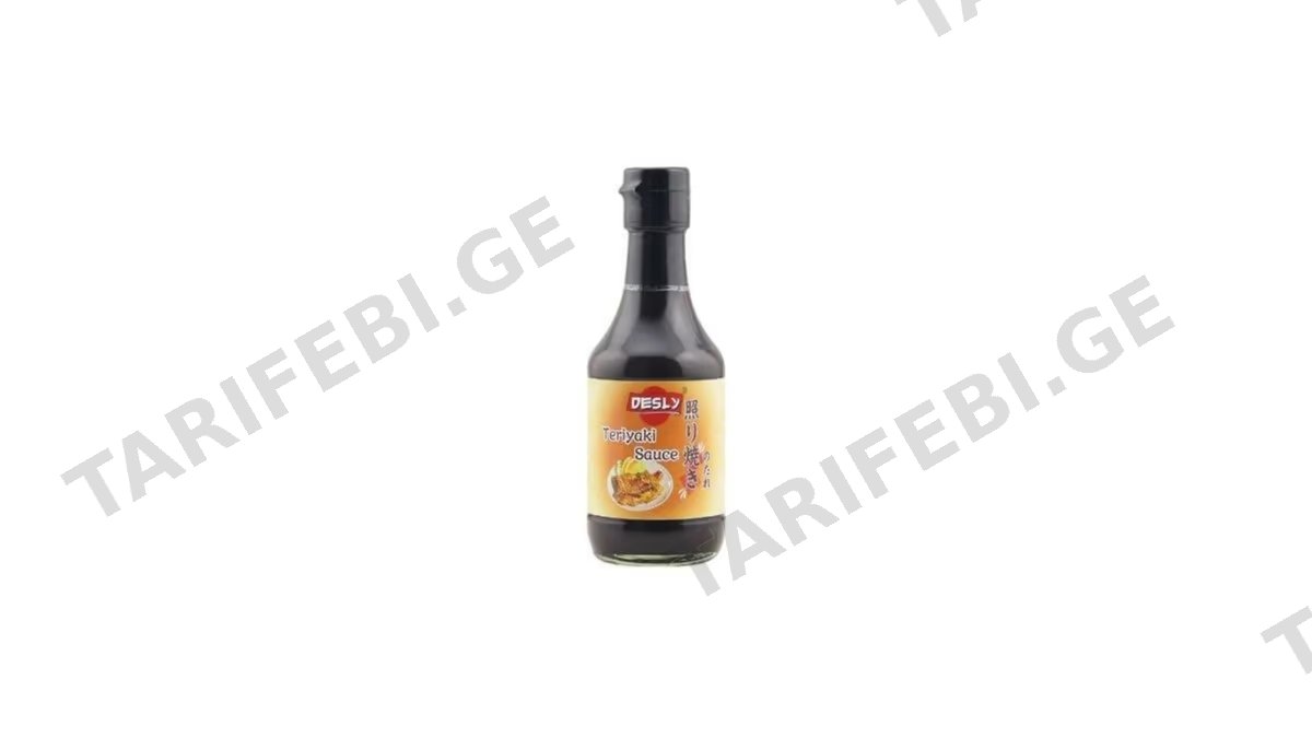 "DESLY"- ტერიაკის სოუსი 12*200მლ