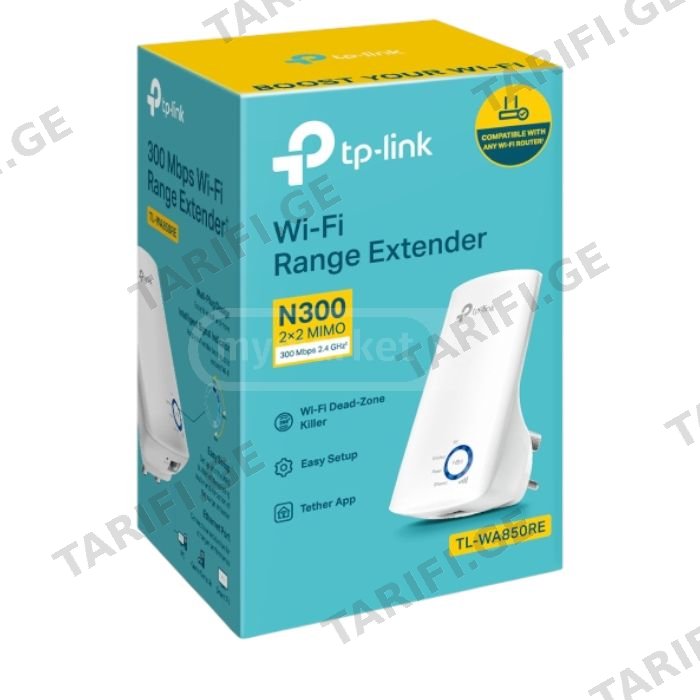 Wifi გამაძლიერებელი TP-link TL-WA850RE WiFi
