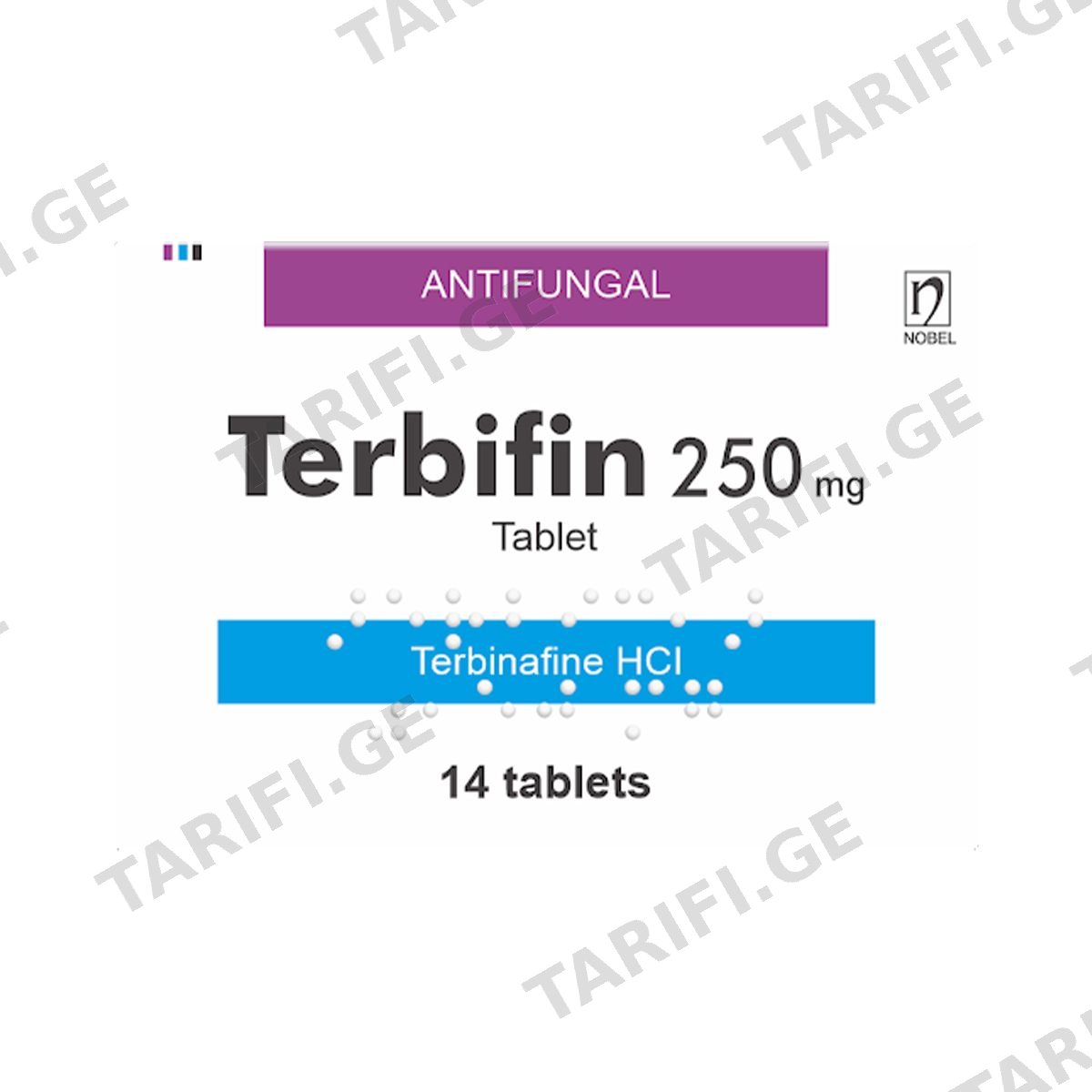 ტერბიფინი - Terbifin 250მგ 14 ტაბლეტი