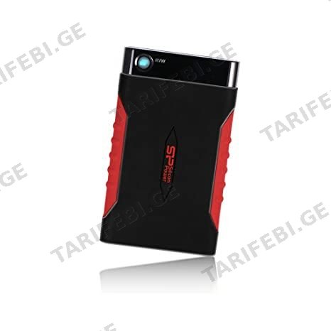 HDD მეხსიერება Silicon Power SP020TBPHDA15S3L 2TB/PHD/Armor A15/Black&Red