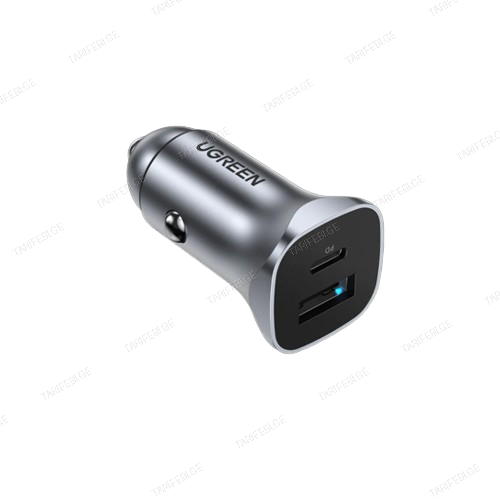 Ugreen Dual USB Car Charger 30780 Grey