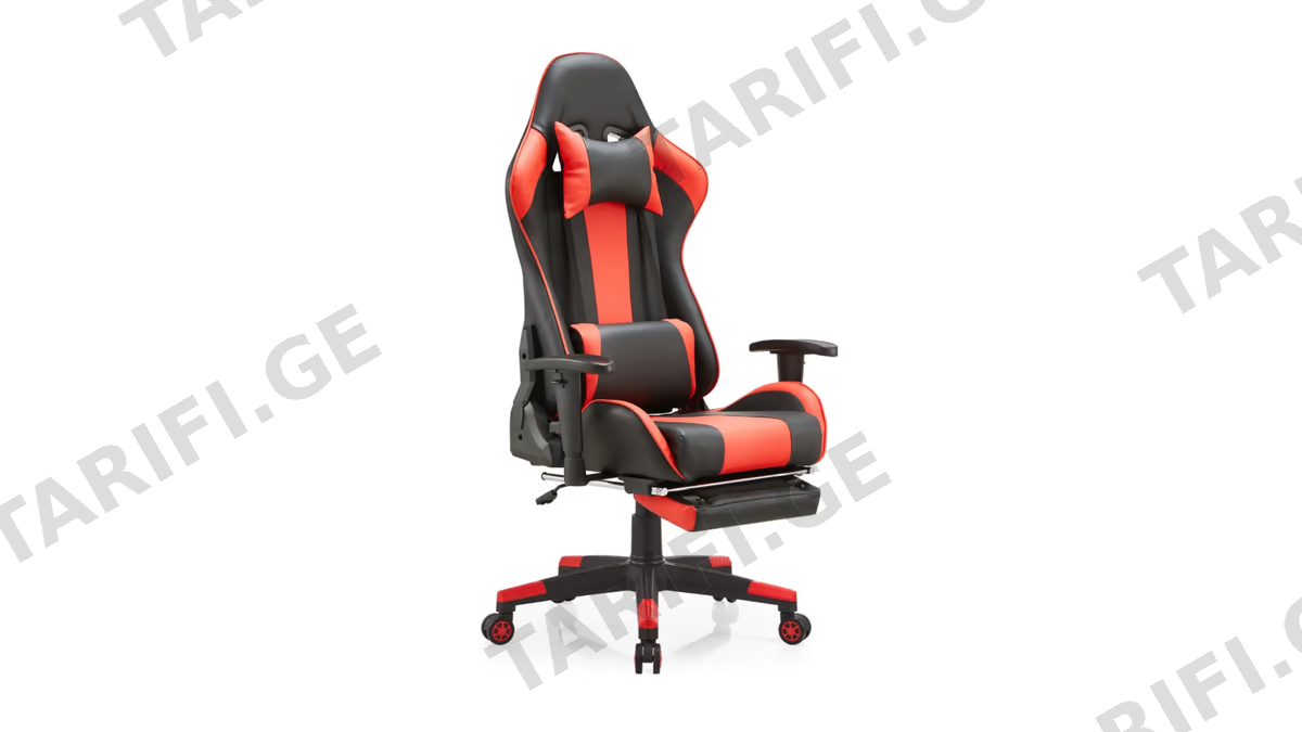 გეიმერული სავარძელი ALLX SK8825, Gaming Chair, Red/Black