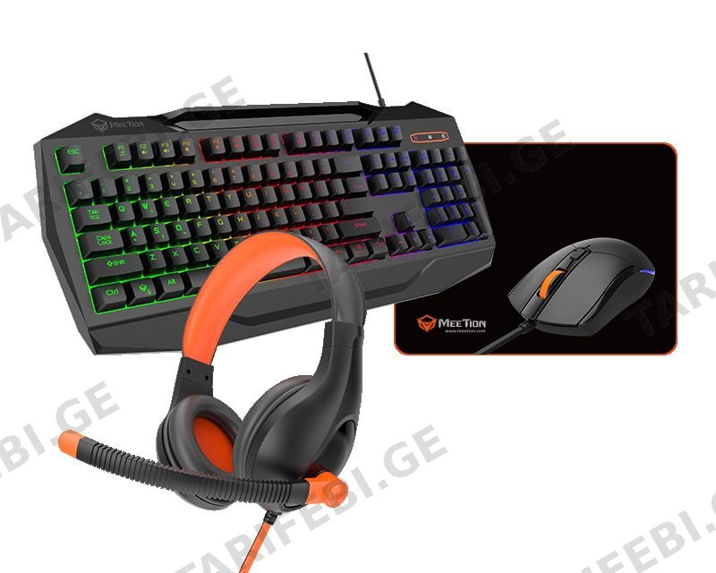 კლავიატურა MeeTion C490 USB Wired 4-in-1 Gaming Kits