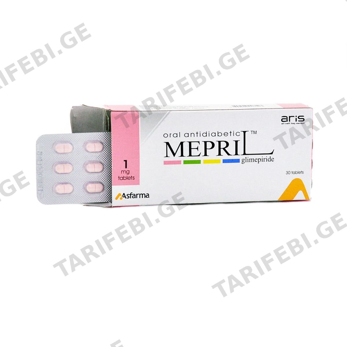 Mepril - მეპრილი 1მგ 30 ტაბლეტი