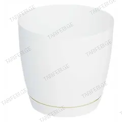 პლასტმასის ქოთანი FORM PLASTIC Toscana round 0742-011 Ø15 თეთრი