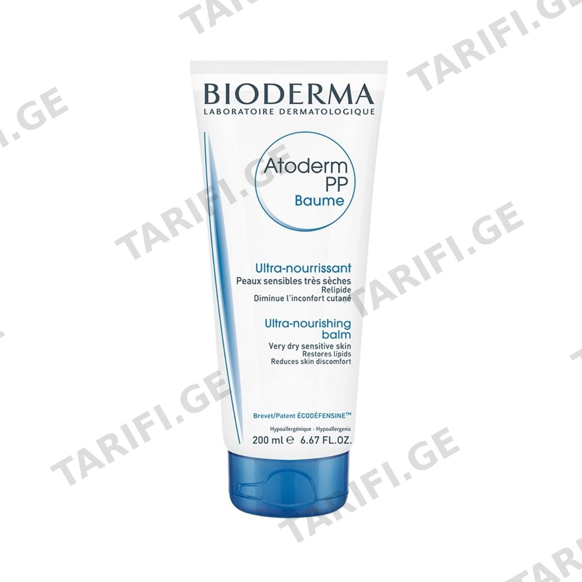 ბალზამი Atoderm PP 200მლ 2787 ბიოდერმა - Bioderma