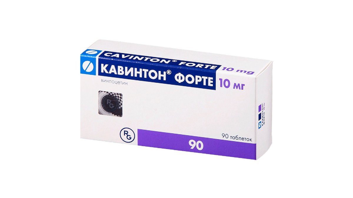 კავინტონი ფორტე ტაბ.10მგ.N90