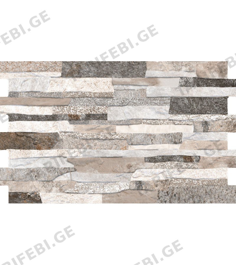 კერამ. ფილა ISLAND GRIS MAT PR 33*55 EMOTION.SL