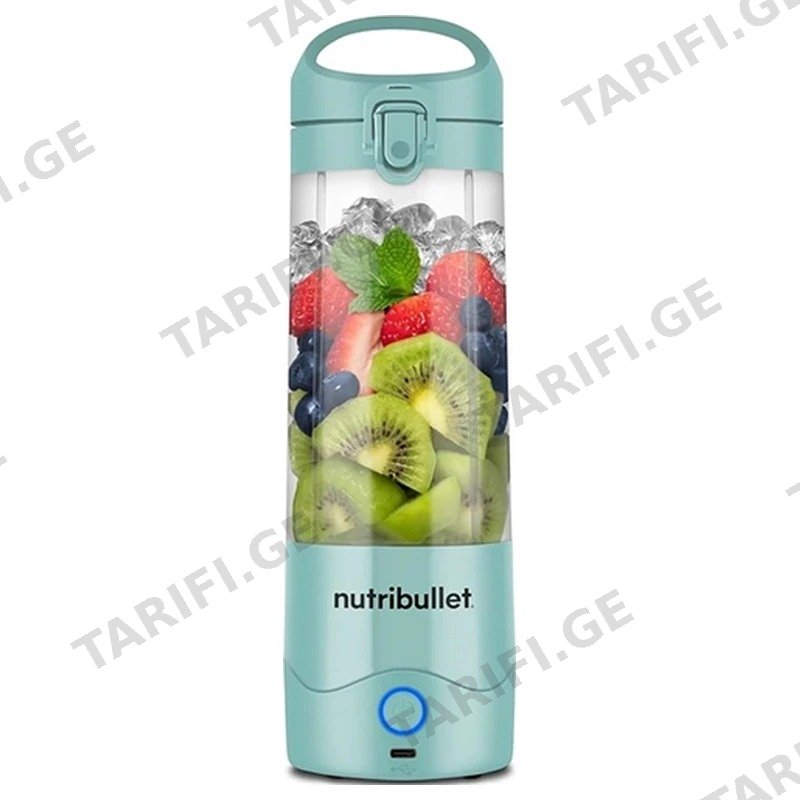 პორტატული ბლენდერი NUTRIBULLET NBP003LBL 100W 0.475 ლ ცისფერი
