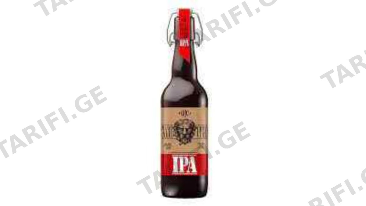 შავი ლომი IPA - ლუდი, მინის ბოთლი 0.5ლ