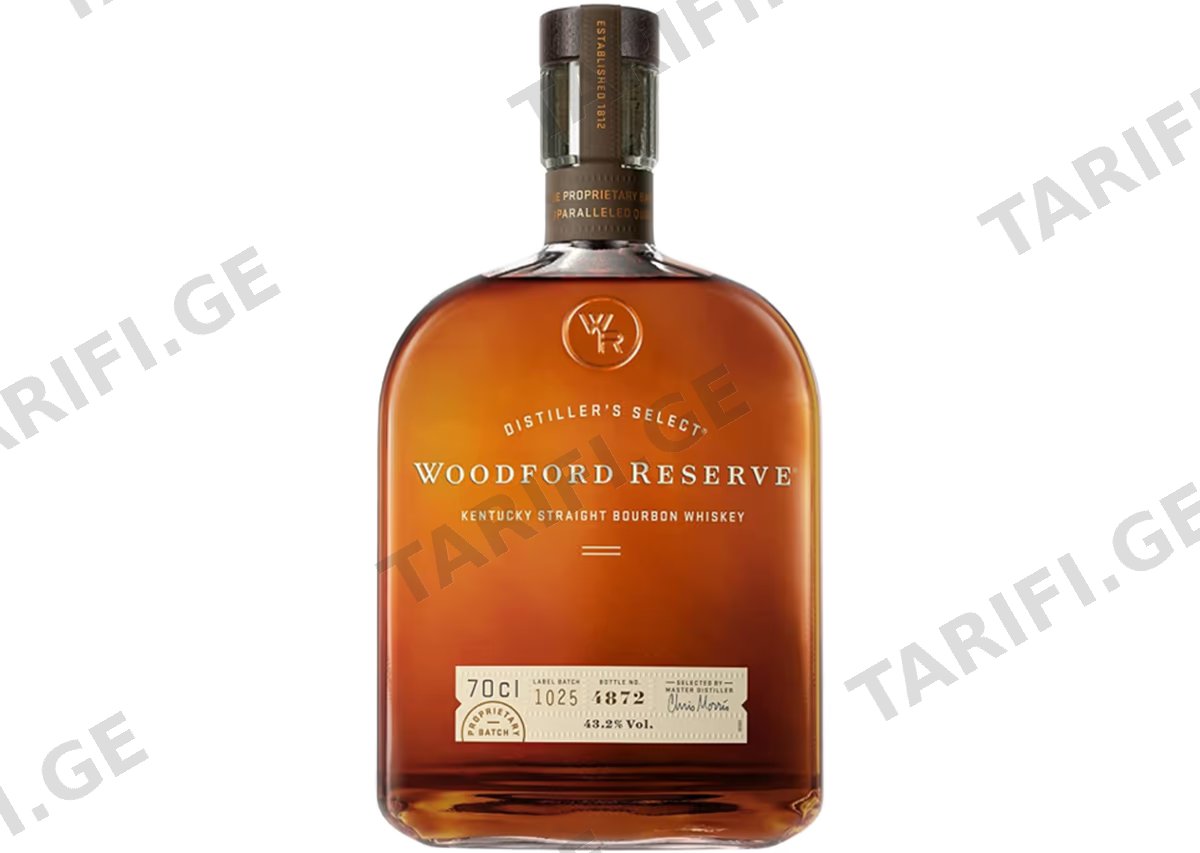 ბურბონი Jack Daniel's Woodford Reserve - 0.7L