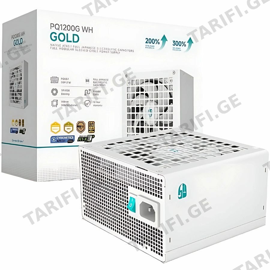 კვების ბლოკი DeepCool PQ1200G WH