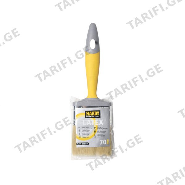 ბრტყელი ფუნჯი სახელურით 70 მმ HARDY 0200-905770